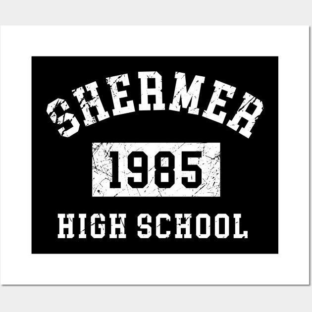 Shermer 1985 High School Wall Art by sunima